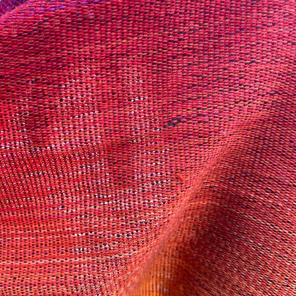 🎨Ombré 100% New Wool Scarf in Mustard/Orange/Pink | McKernan | Ireland 17”x80” - Picture 13 of 17